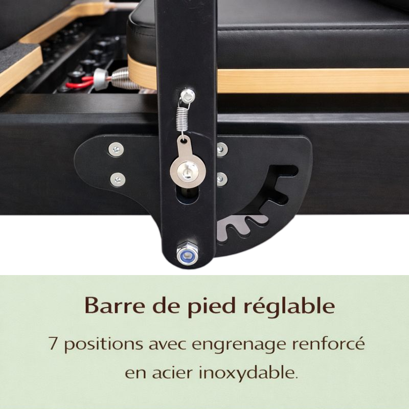 Reformer Pilates Pliable en Aluminium – Usage Maison & Studio | Signature