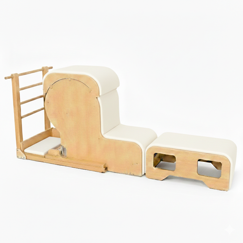 Barrel Pilates avec Échelle en Bois – Usage Maison & Studio