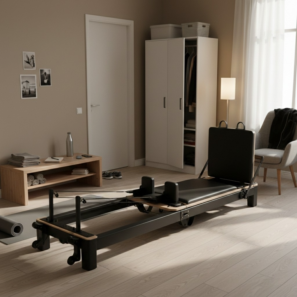 Reformer Pilates Pliable en Aluminium – Usage Maison & Studio | Signature