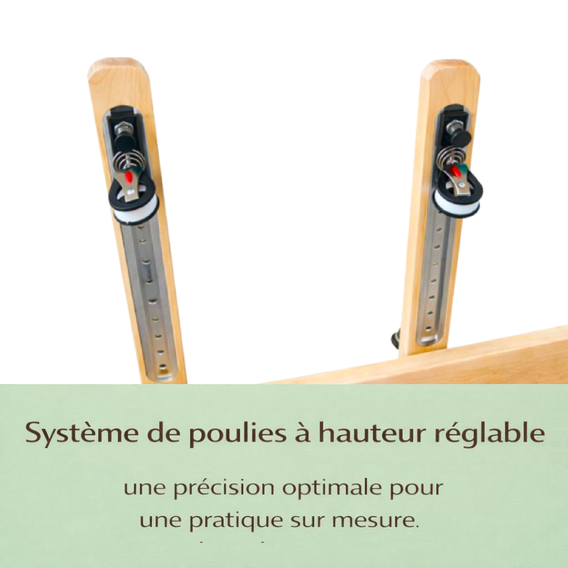 Reformer Pilates en Bois de Chêne – Usage Maison & Studio | Harmonia