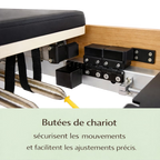 Reformer Pilates en Bois de Chêne – Usage Maison & Studio | Harmonia