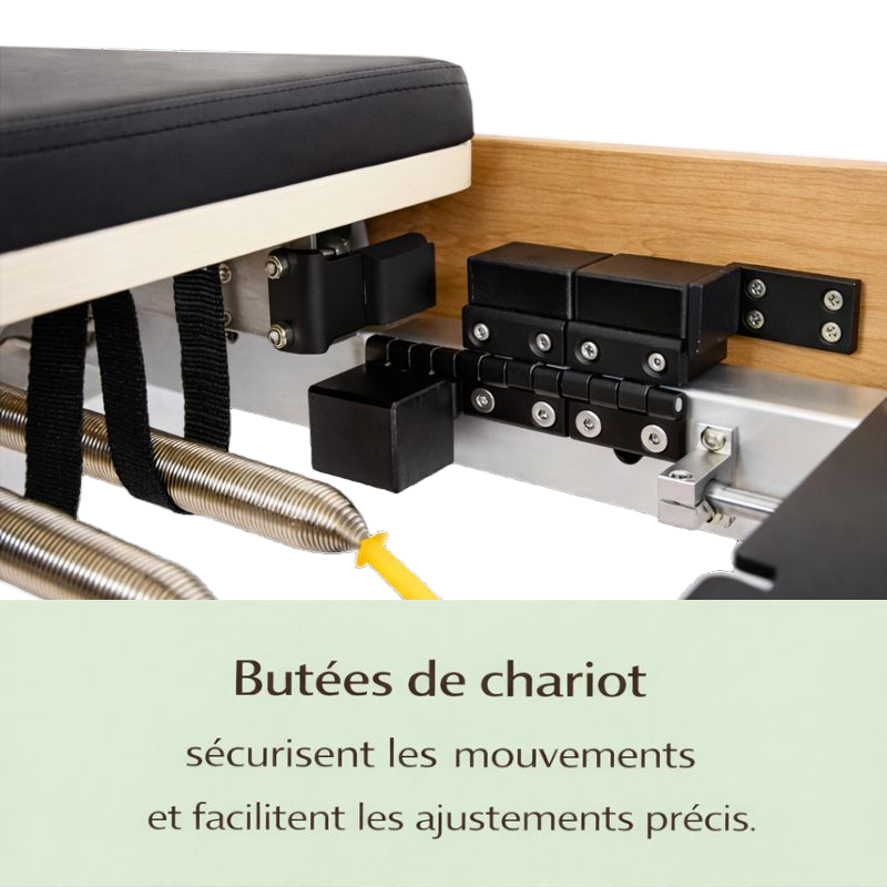 Reformer Pilates en Bois de Chêne – Usage Maison & Studio | Harmonia