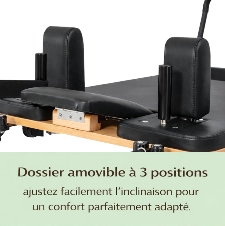 Reformer Pilates en Bois de Chêne – Usage Maison & Studio | Harmonia