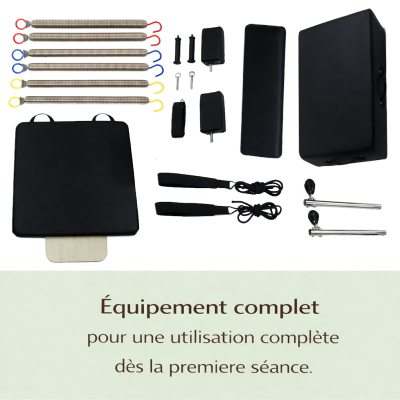 Reformer Pilates Pliable en Aluminium – Usage Maison & Studio | Signature