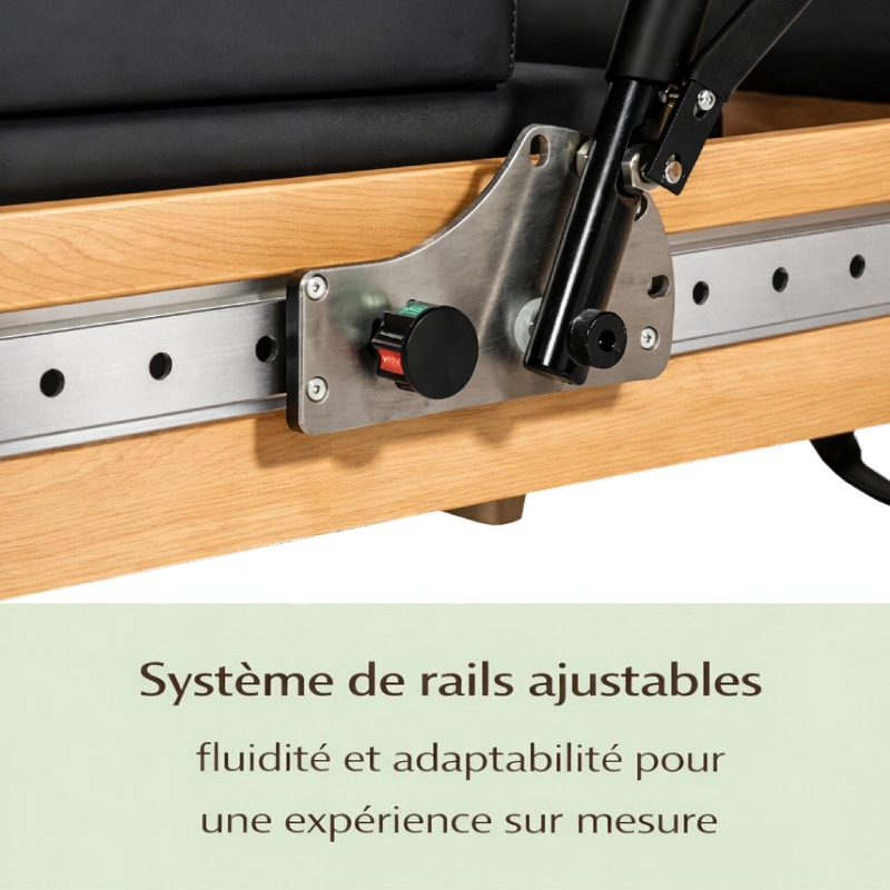 Reformer Pilates en Bois de Chêne – Usage Maison & Studio | Harmonia
