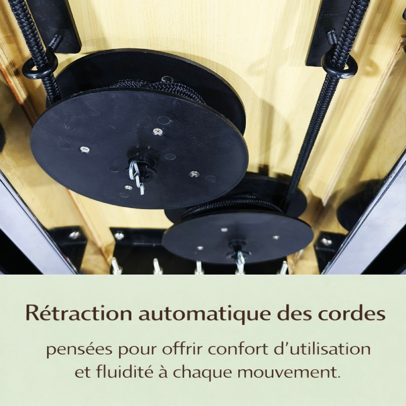 Reformer Pilates en Bois de Chêne – Usage Maison & Studio | Harmonia