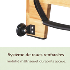 Reformer Pilates en Bois de Chêne – Usage Maison & Studio | Harmonia
