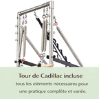 Reformer Pilates Demi-Tour en Bois de Chêne – Usage Maison & Studio | Harmonia