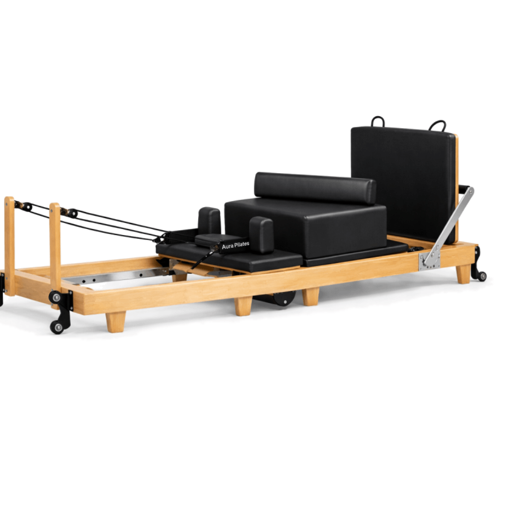 Klappbarer Eichenholz Pilates Reformer | Kombi-Paket