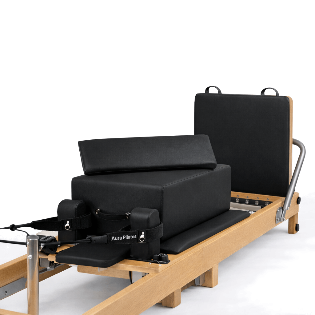 Klappbarer Eichenholz Pilates Reformer | Kombi-Paket – Bild 3