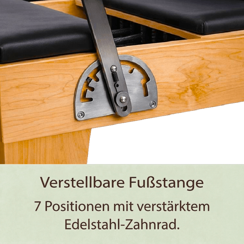 Pilates Reformer Eichenholz klappbar | Harmonia – Bild 13
