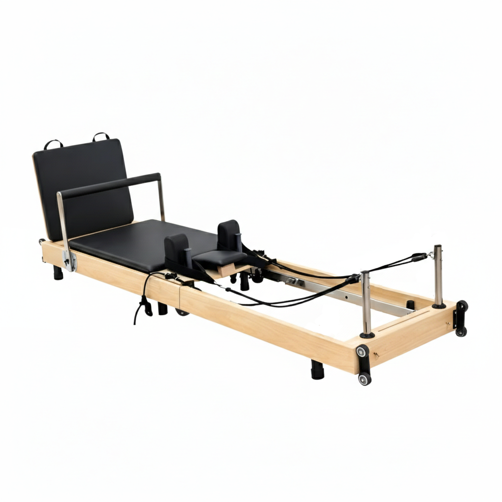 Pilates Reformer Eichenholz klappbar | Essentia – Bild 1