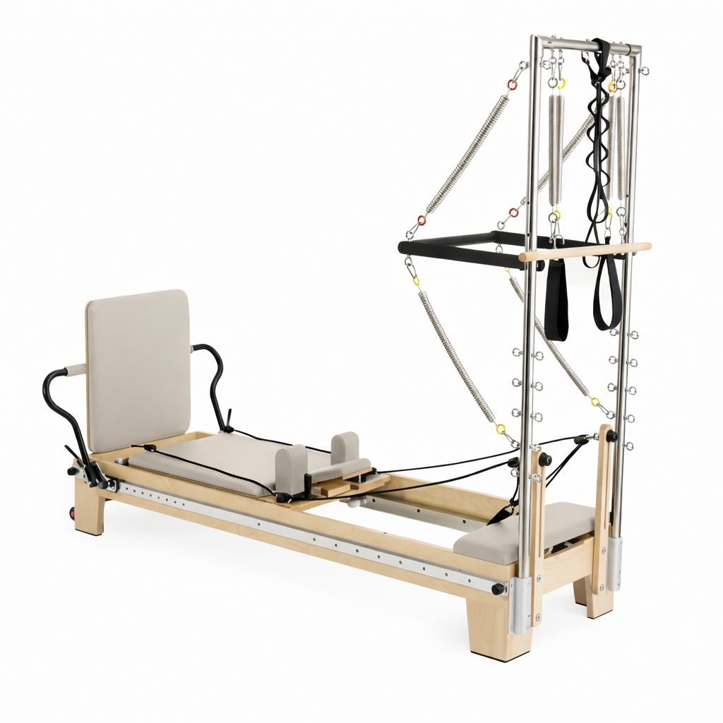 Pilates Reformer Eichenholz Tower-Modul | Harmonia – Bild 21