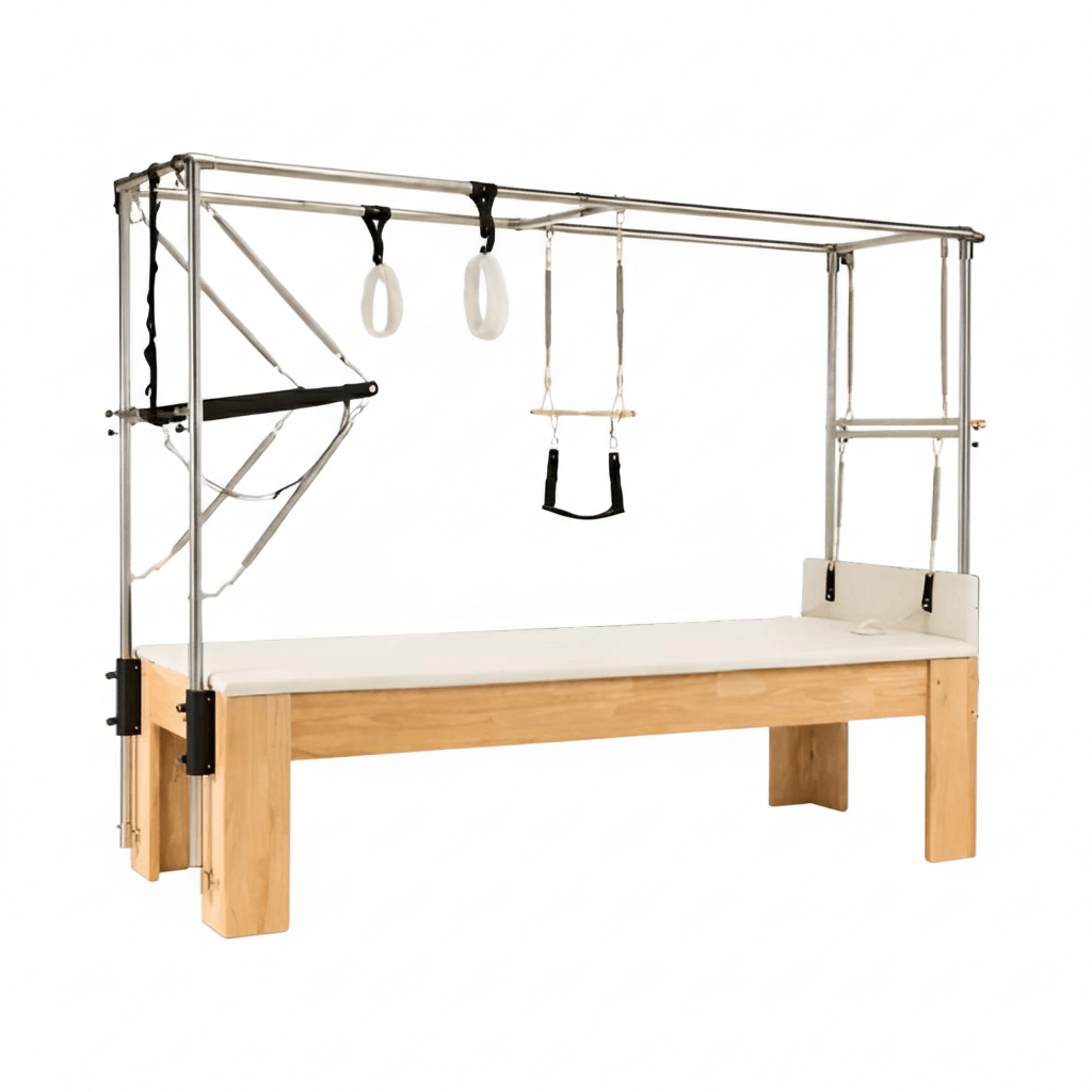 Pilates Cadillac mit Trapez Ahornholz – Bild 6