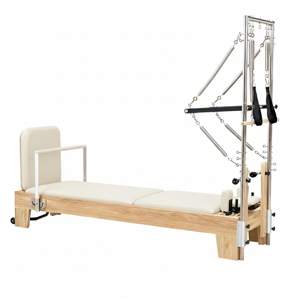 Pilates Reformer Eichenholz Tower-Modul | Essentia