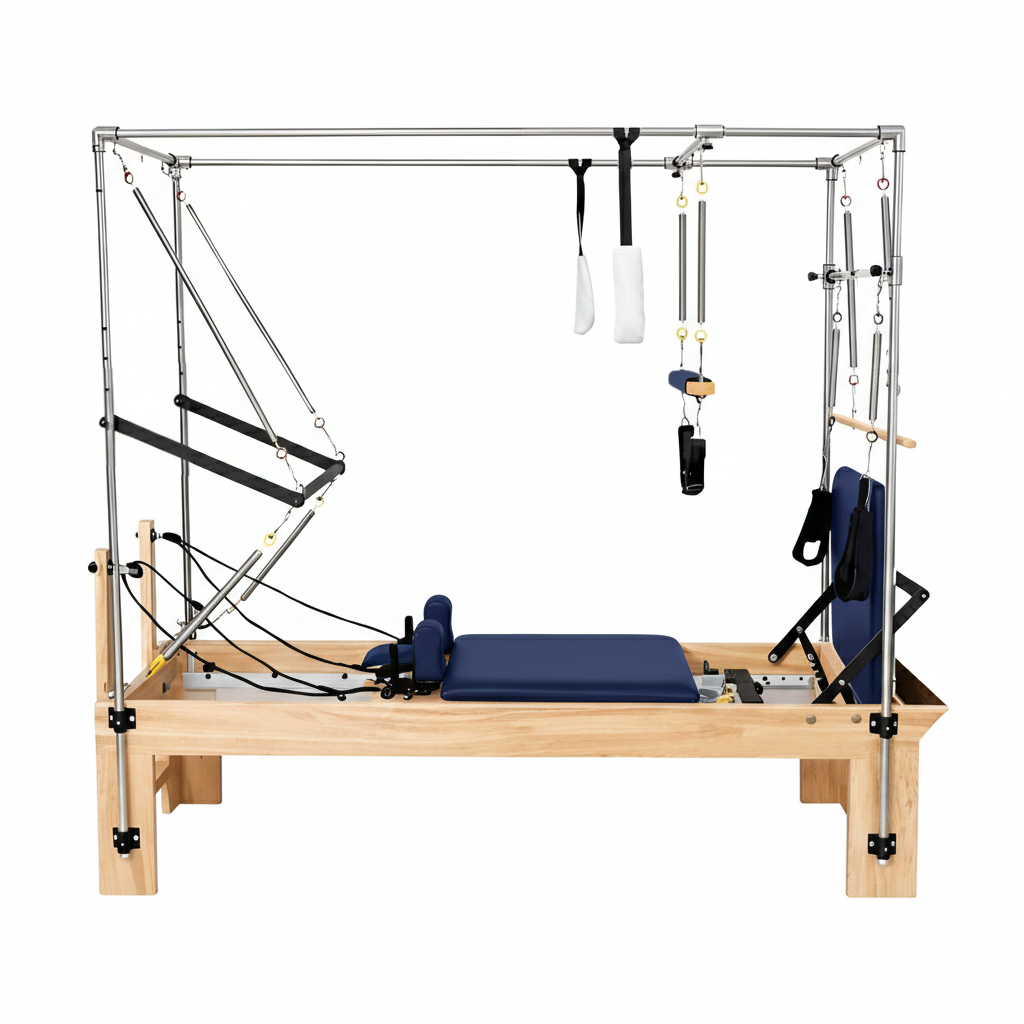 Reformer Pilates Cadillac mit Trapez Ahornholz | Signature – Bild 13