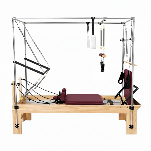 Reformer Pilates Cadillac mit Trapez Ahornholz | Signature