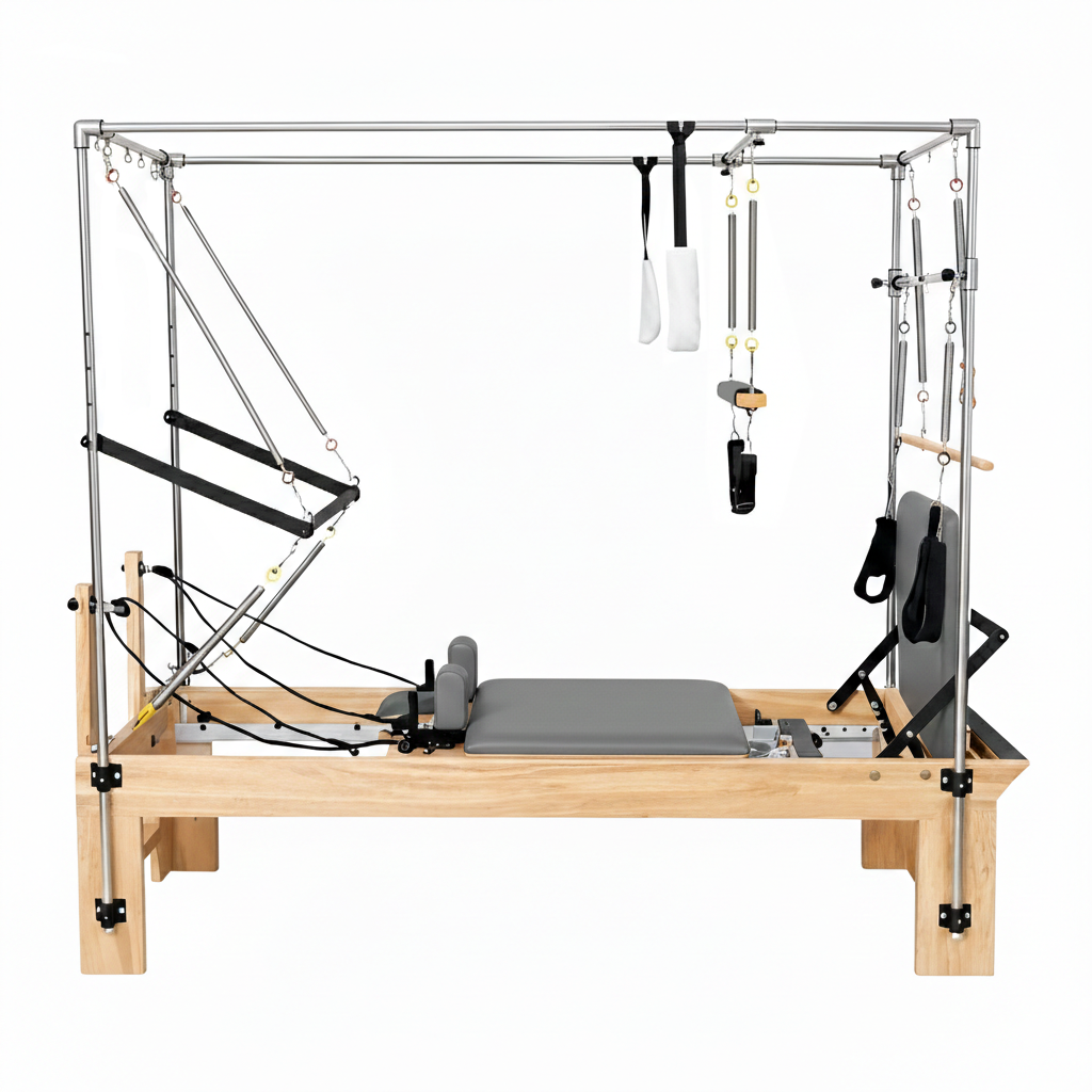 Reformer Pilates Cadillac mit Trapez Ahornholz | Signature