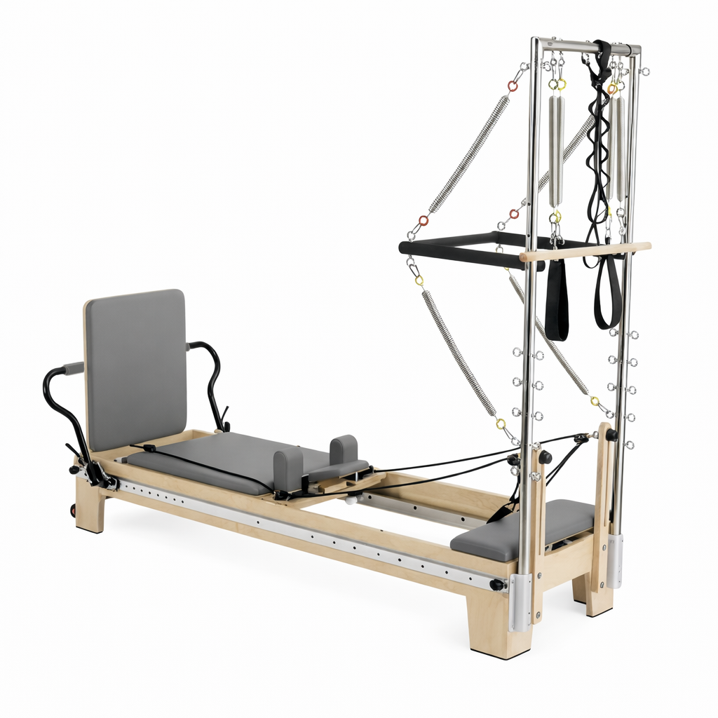 Pilates Reformer Eichenholz Tower-Modul | Harmonia – Bild 25