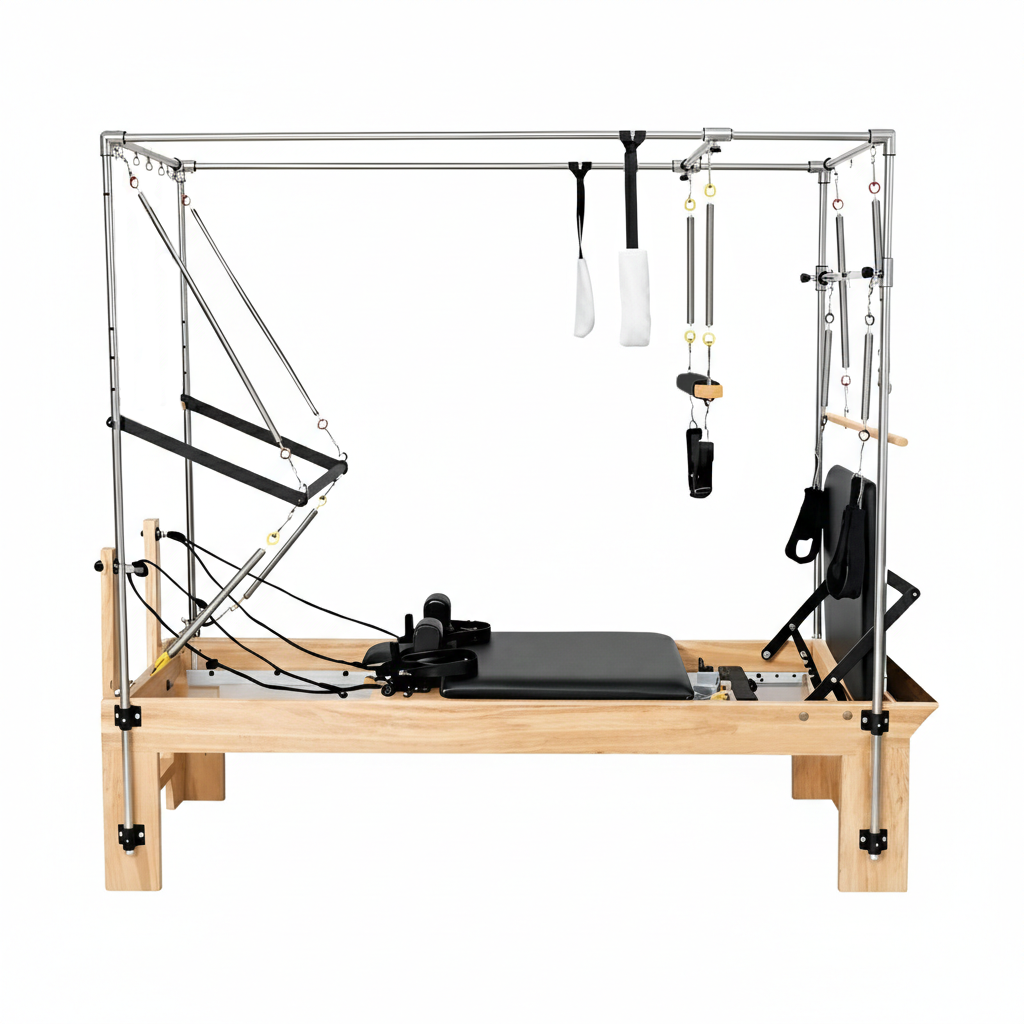 Reformer Pilates Cadillac mit Trapez Ahornholz | Signature