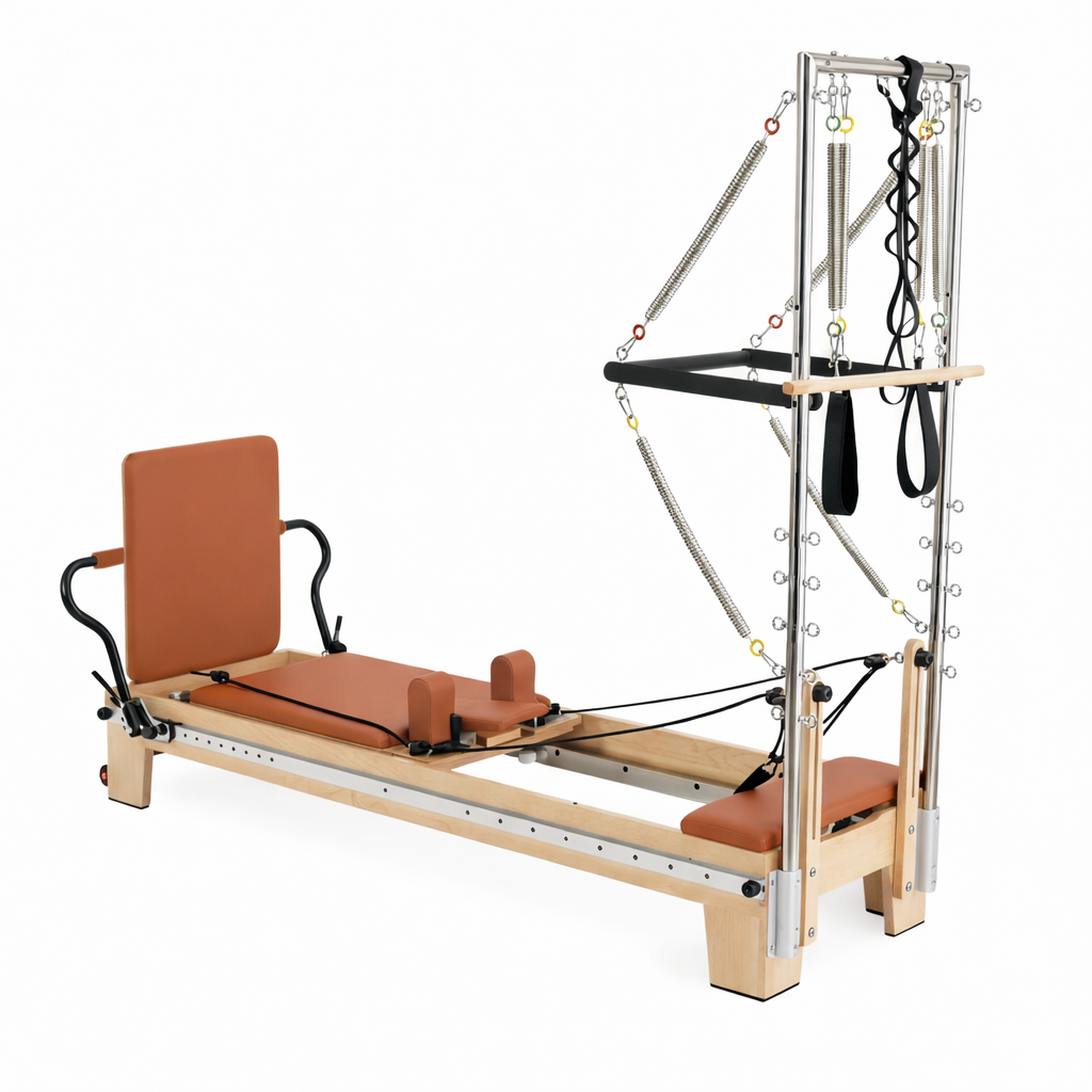 Pilates Reformer Eichenholz Tower-Modul | Harmonia