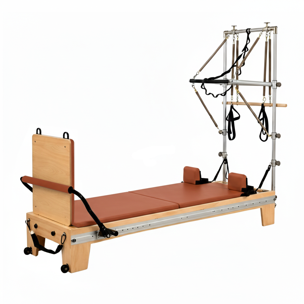 Pilates Reformer Ahornholz Tower-Modul | Signature