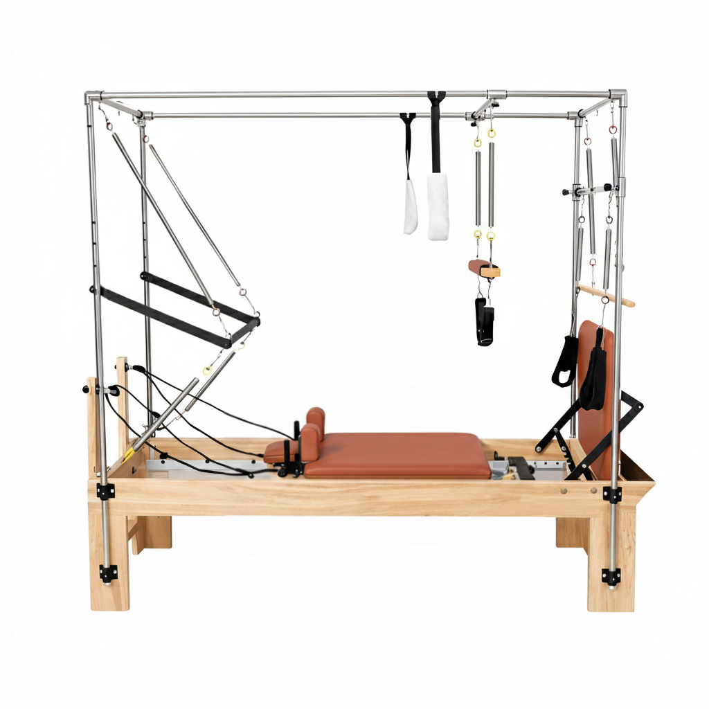 Reformer Pilates Cadillac mit Trapez Ahornholz | Signature