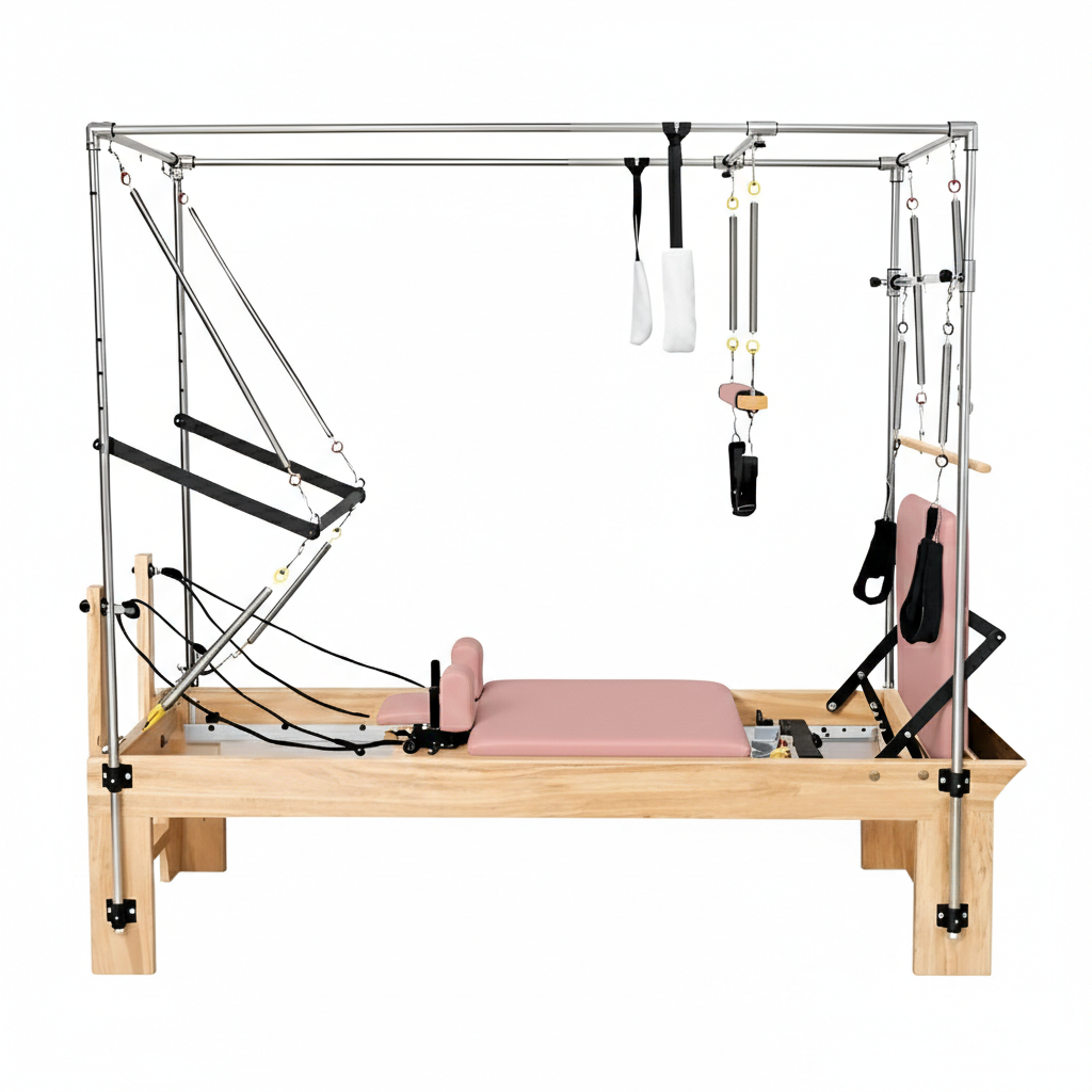 Reformer Pilates Cadillac mit Trapez Ahornholz | Signature