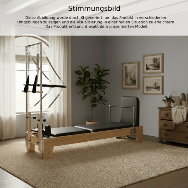 Pilates Reformer Eichenholz Tower-Modul | Essentia