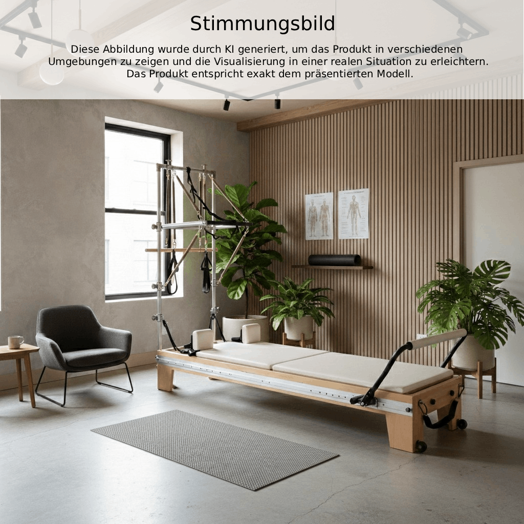 Pilates Reformer Ahornholz Tower-Modul | Signature