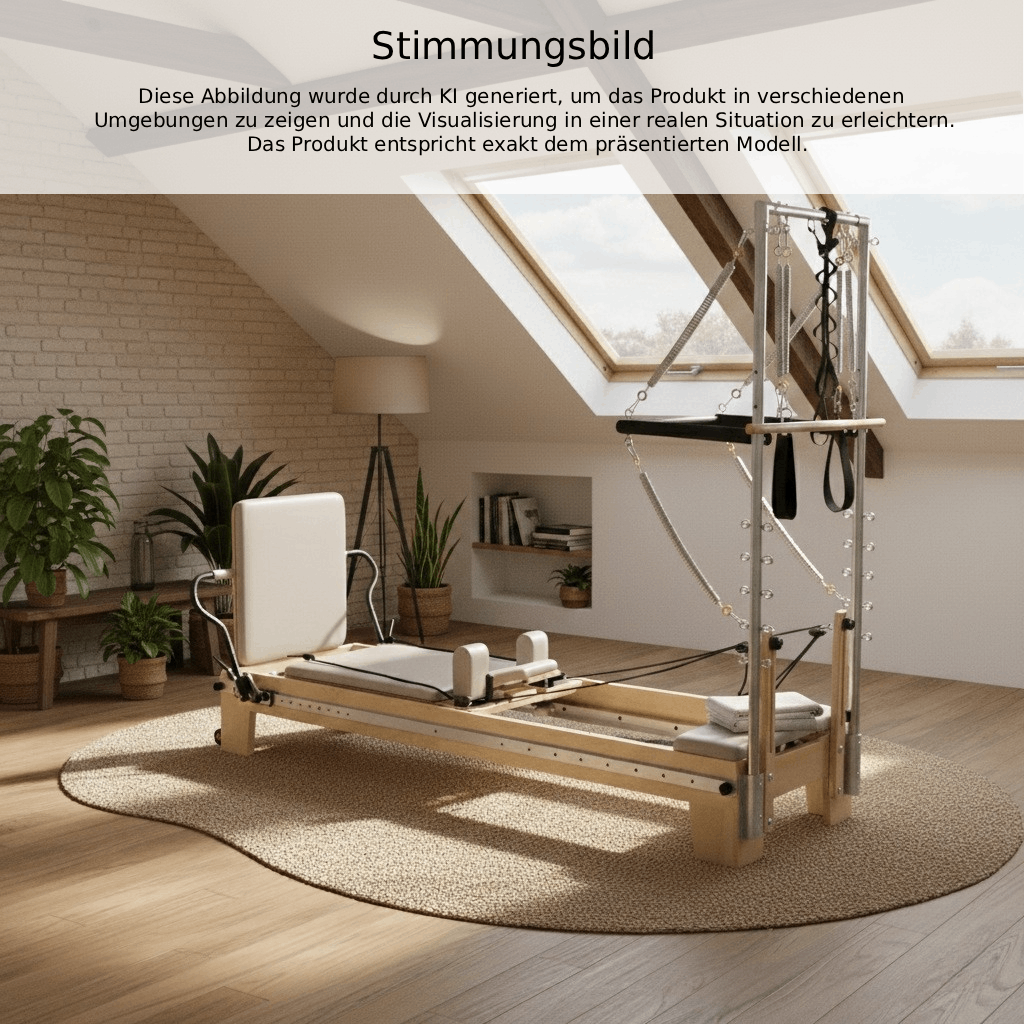 Pilates Reformer Eichenholz Tower-Modul | Harmonia