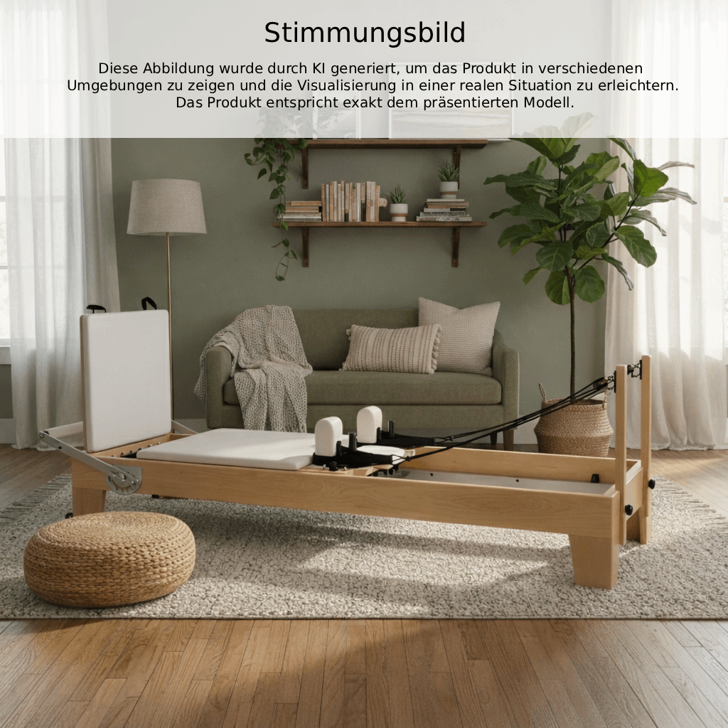 Pilates Reformer Ahornholz | Harmonia – Bild 6