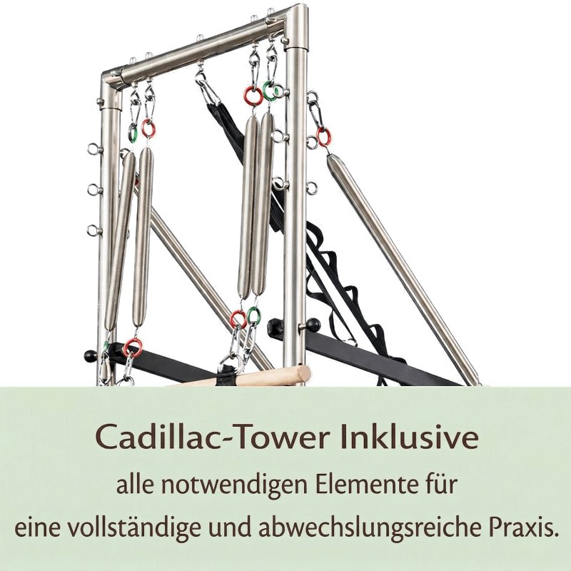Pilates Reformer Eichenholz Tower-Modul | Harmonia – Bild 10