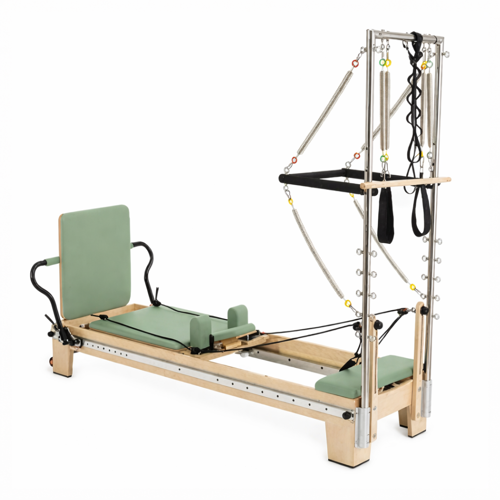 Pilates Reformer Eichenholz Tower-Modul | Harmonia – Bild 26
