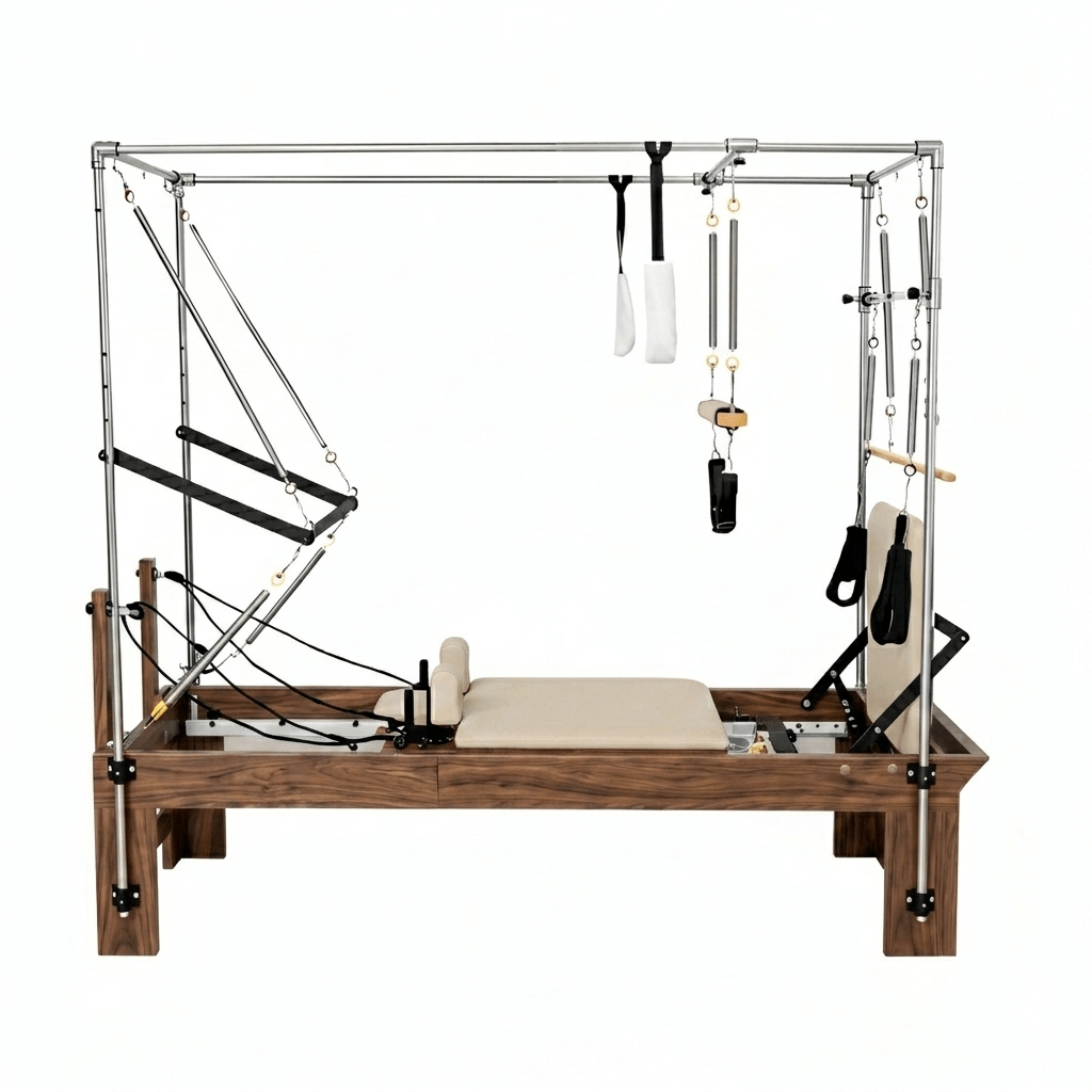 Reformer Pilates Cadillac mit Trapez Ahornholz | Signature