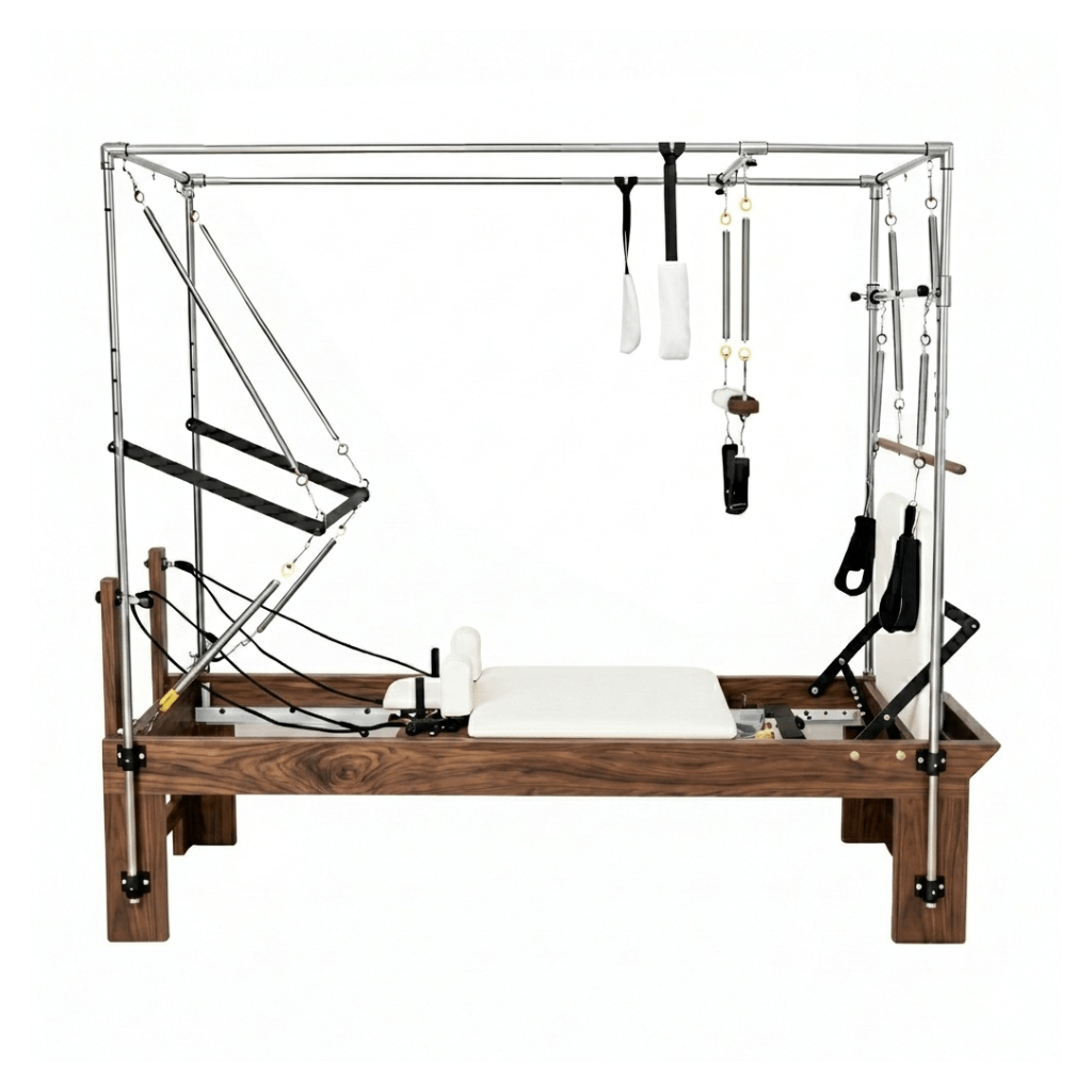 Reformer Pilates Cadillac mit Trapez Ahornholz | Signature