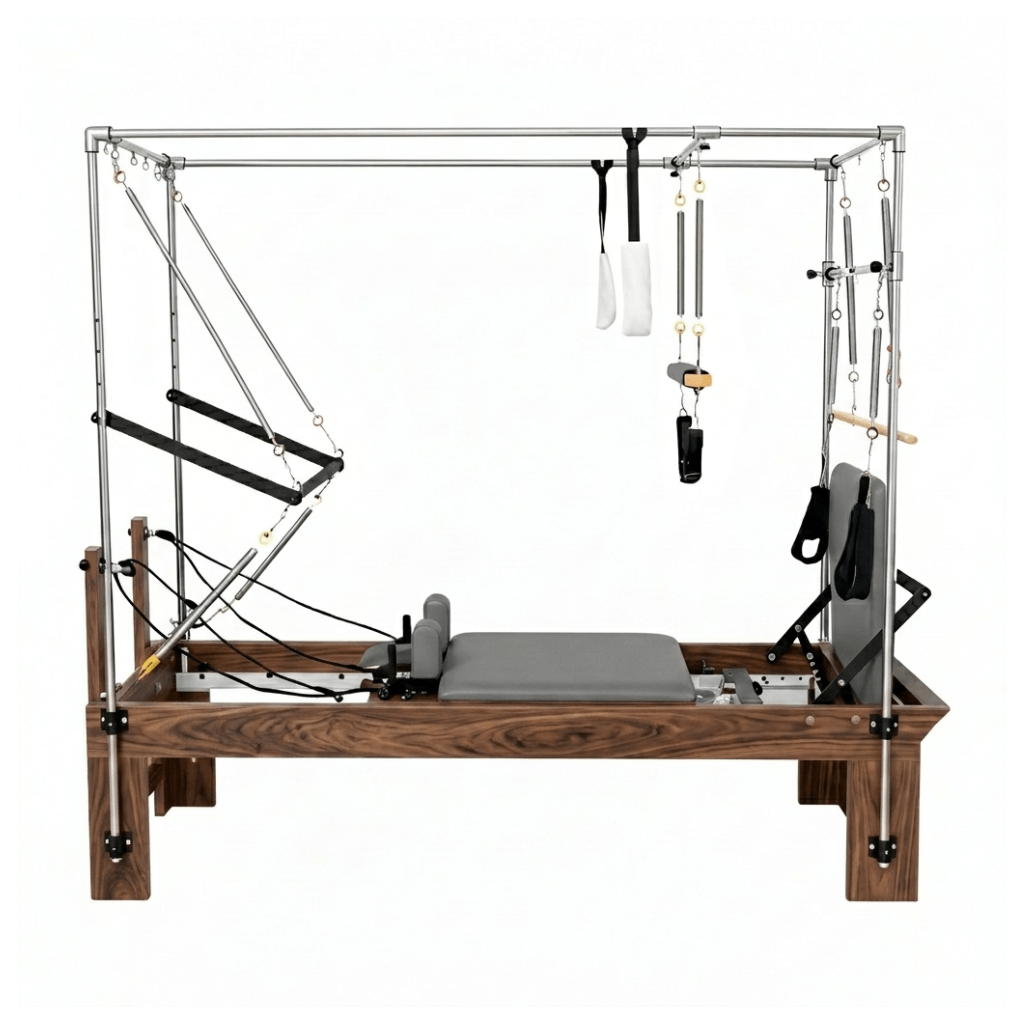 Reformer Pilates Cadillac mit Trapez Ahornholz | Signature