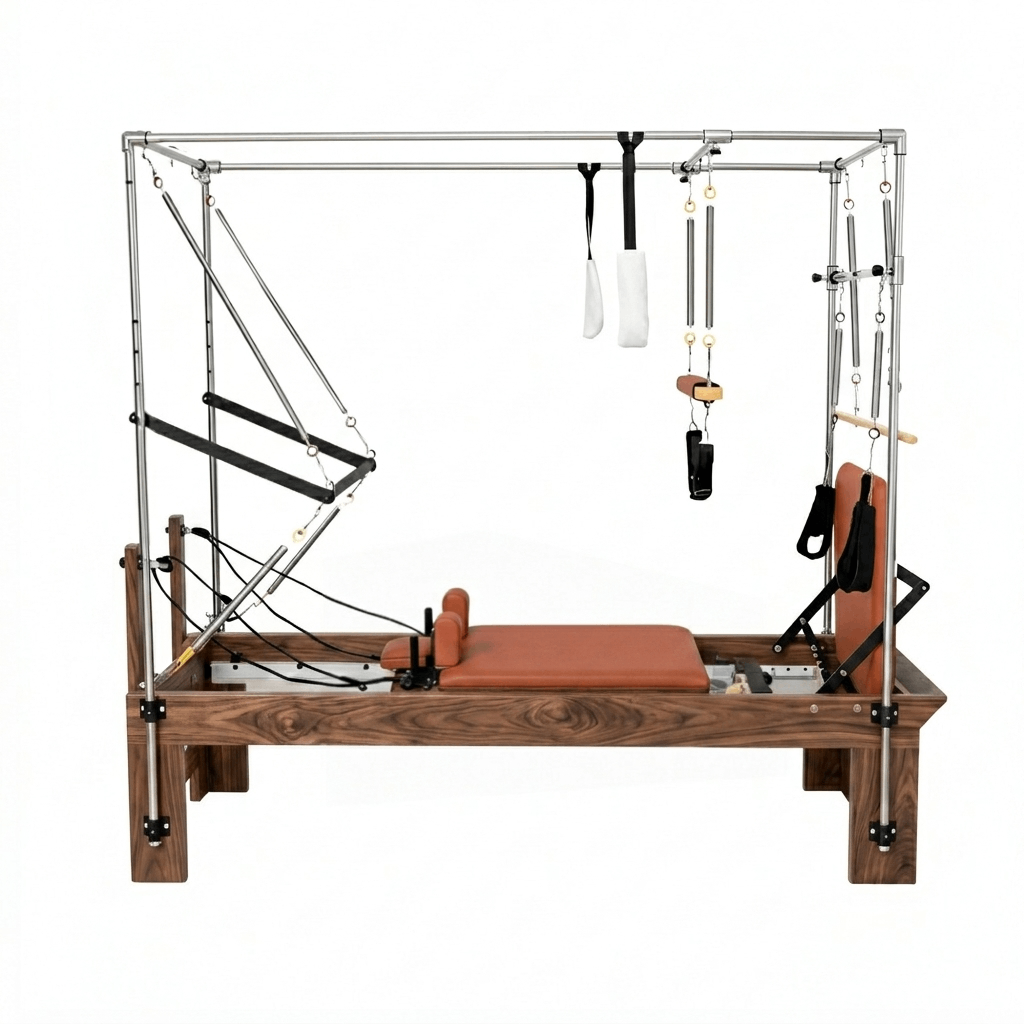 Reformer Pilates Cadillac mit Trapez Ahornholz | Signature – Bild 18